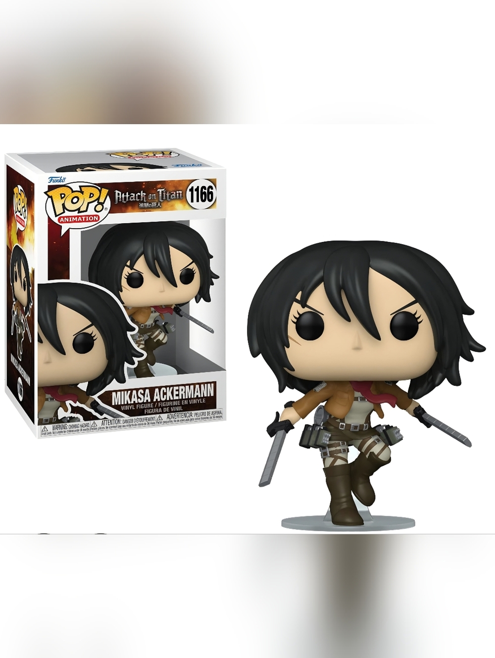 Funko Pop! Mikasa Ackermann - Attack On Titan Vinyl Figure #1166